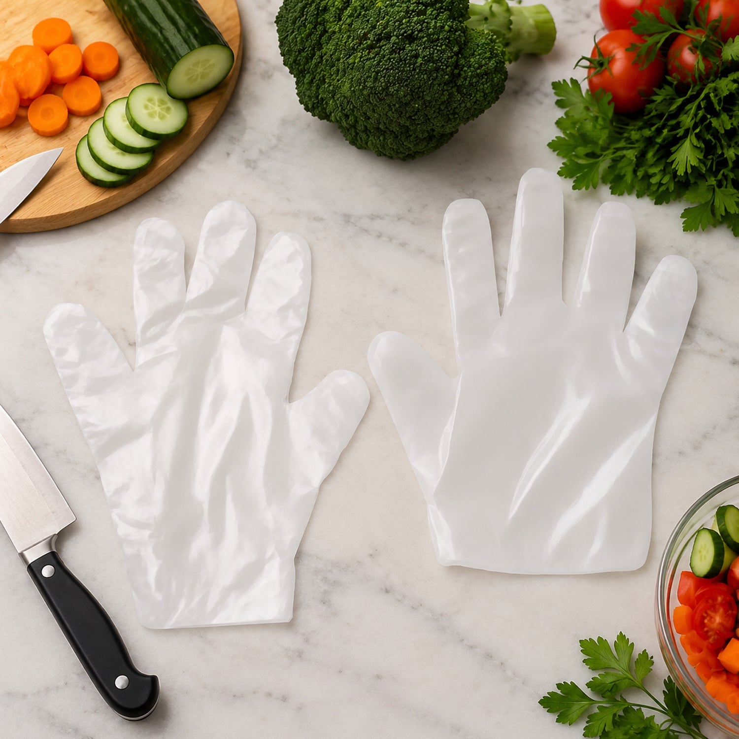 Disposable gloves for kitchen & cleaning