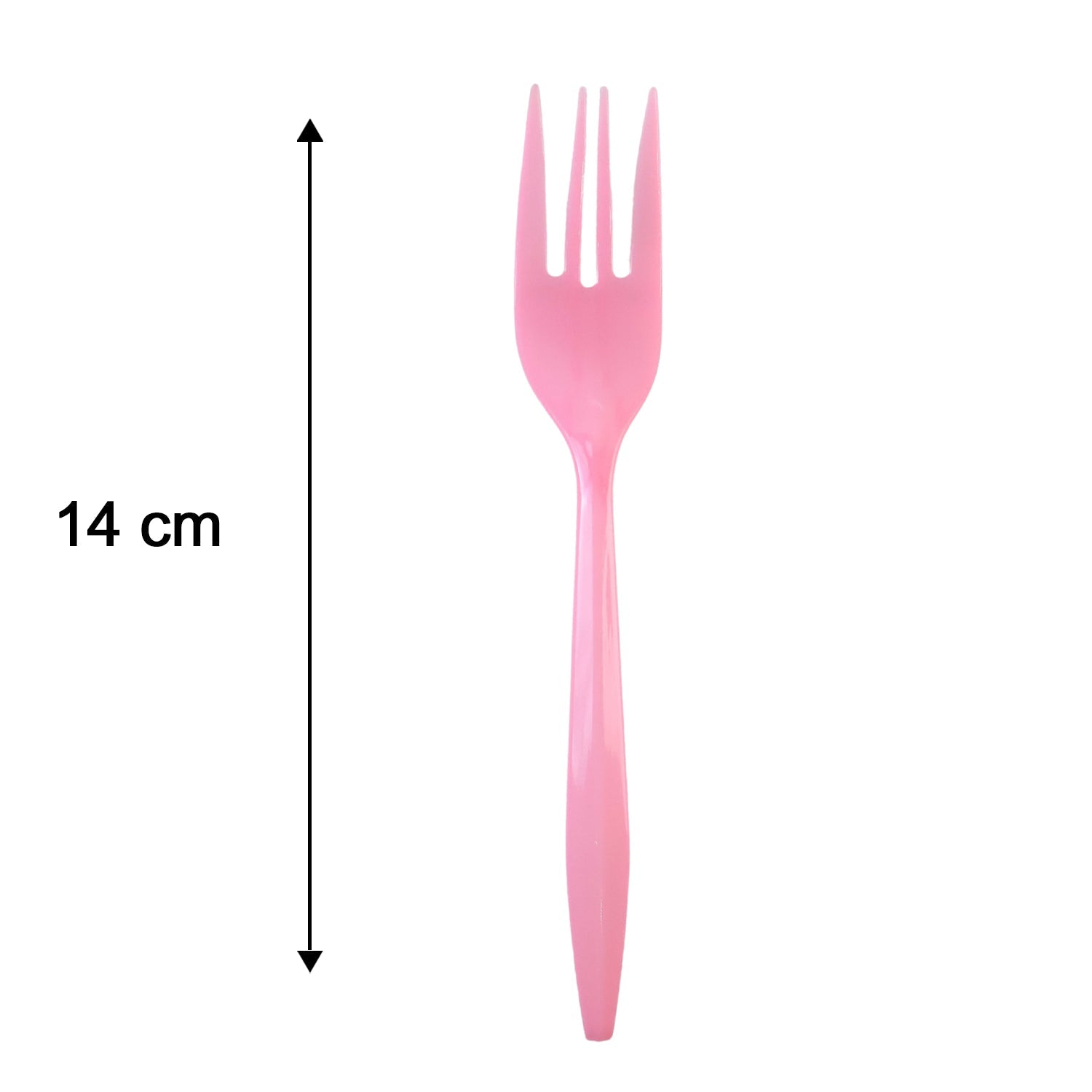 Plastic Fork 24 Pc Set Reusable Multicolour Dinner Forks Unbreakable (24 Pc Set)