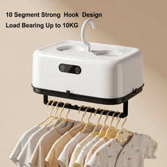 Electric clothes dryer with hot air circulation