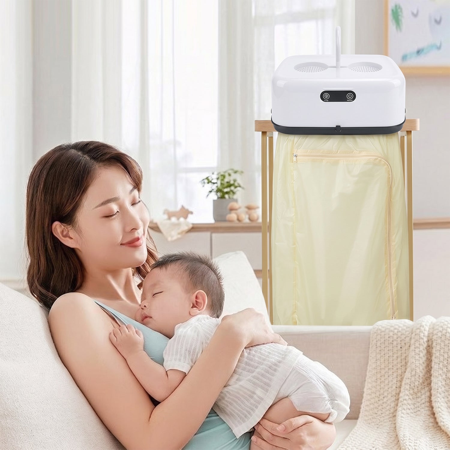 Portable Clothes Folding Dryer, Portable Dryer (1 Pc)