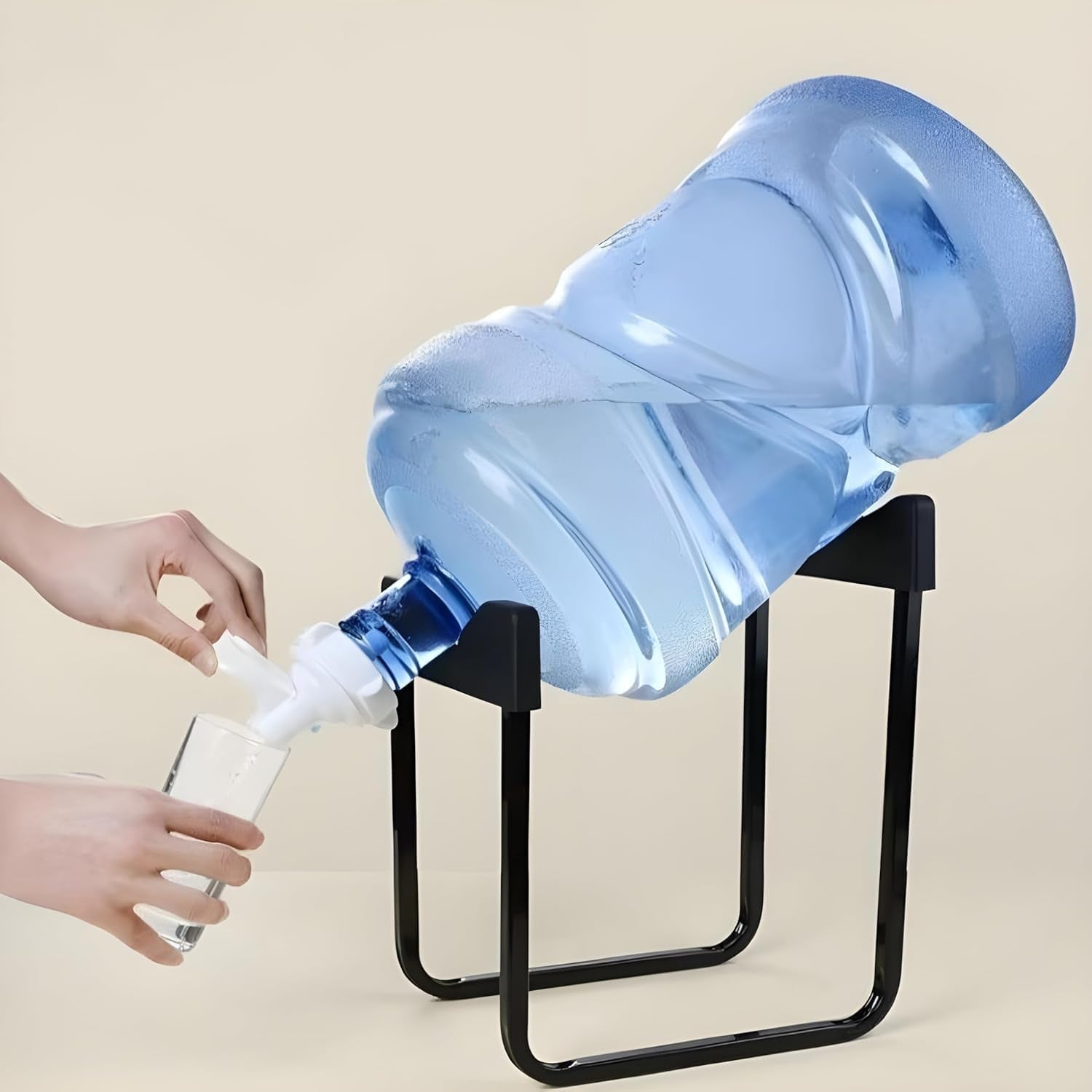 Metal Water Can Bottle Dispenser Stand Heavy Duty Holder for 20 Litre (1 Set)