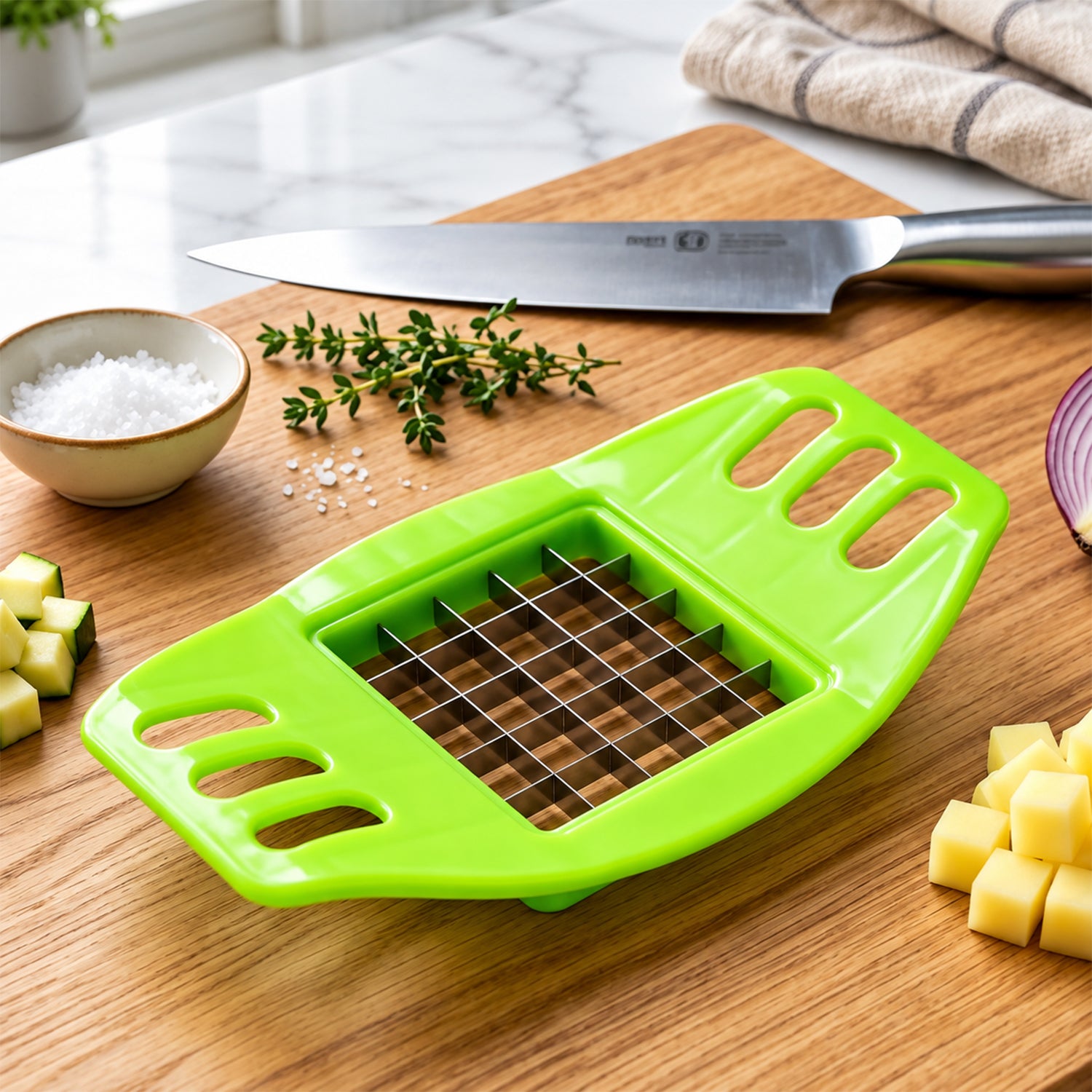 Potato grid cutter white bg