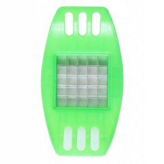 Potato cutter with potato ready to slice