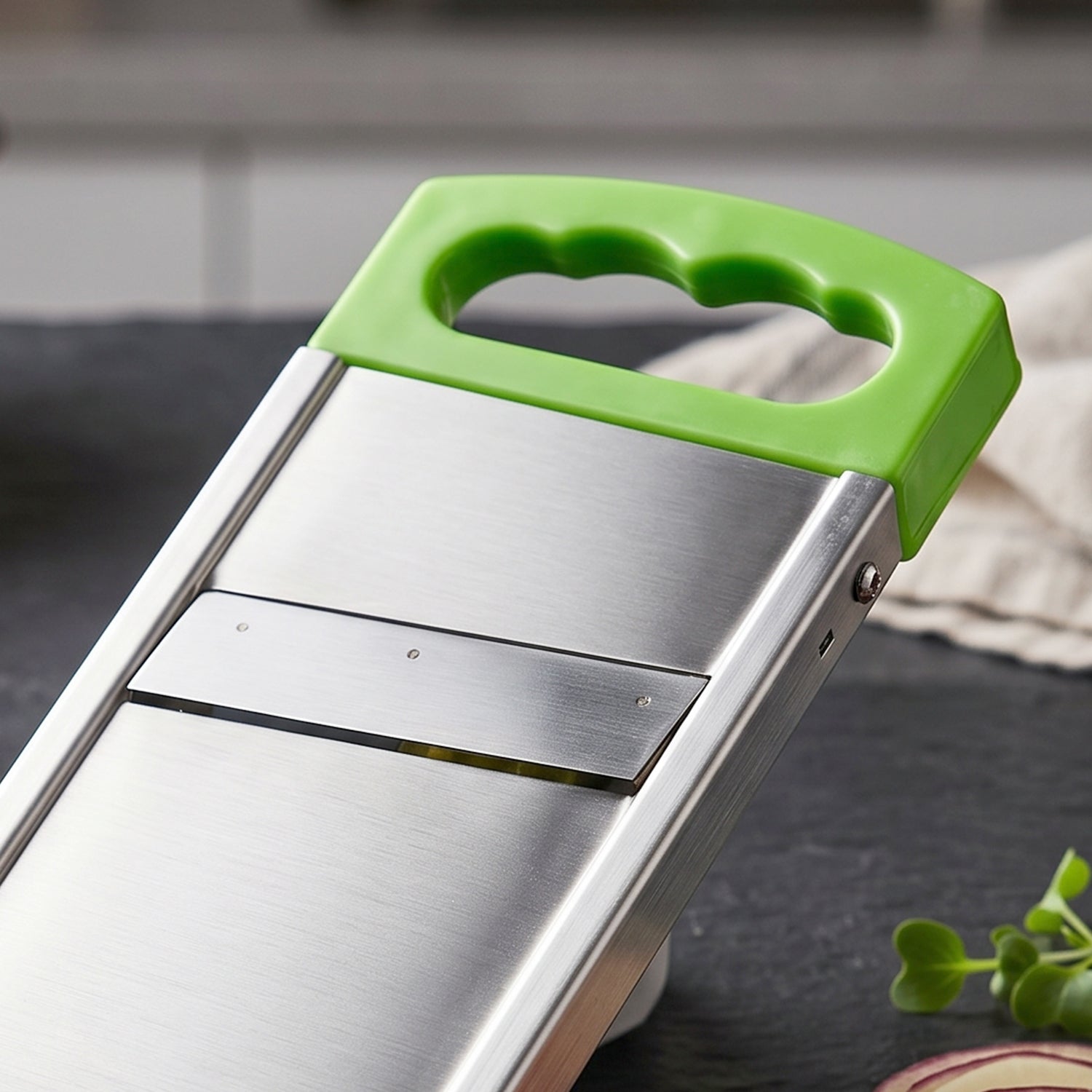 2 in 1 Potato Slicer used in all kinds of household kitchen purposes for cutting and slicing of potatoes.