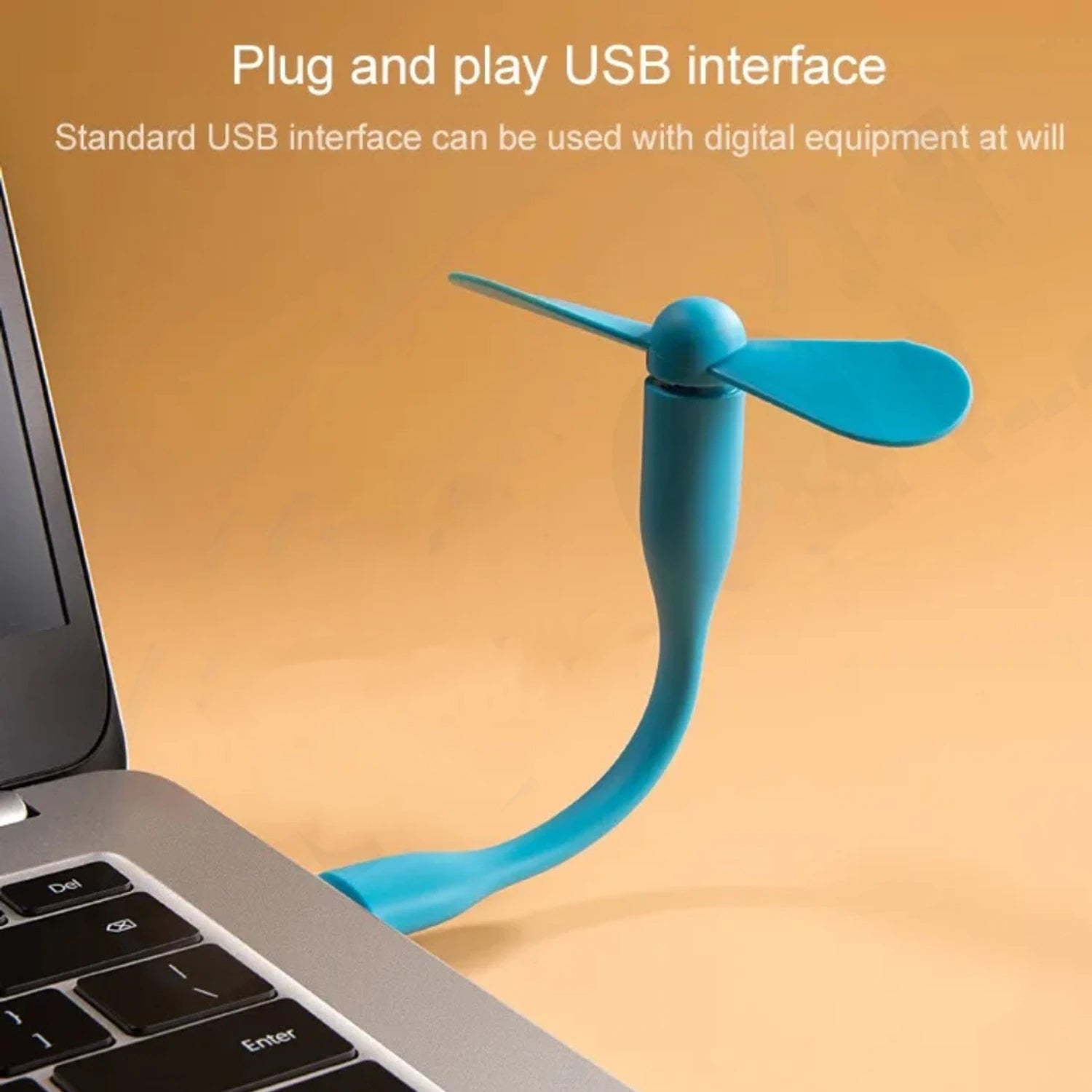 Portable USB Mini Flexible Fan (1 Pc)