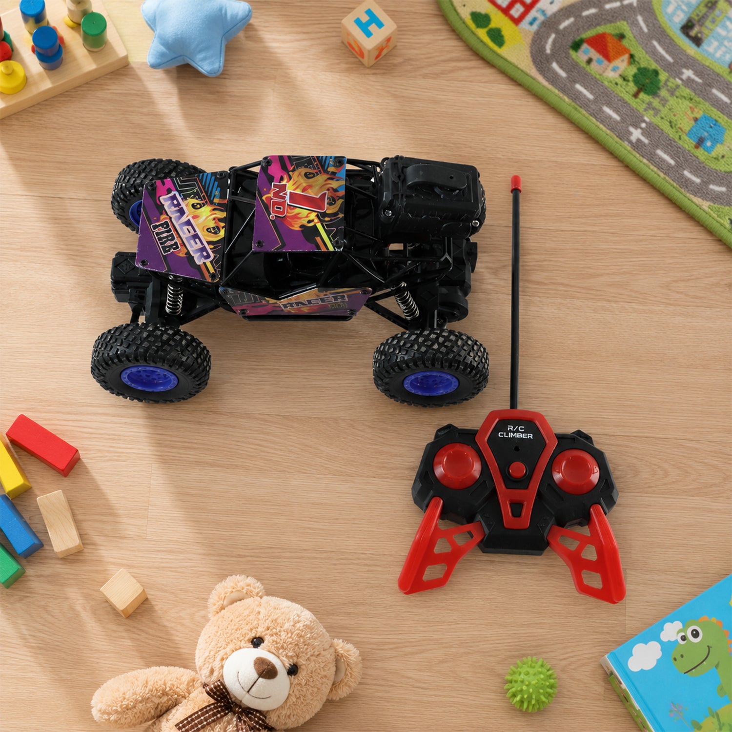 Remote Control Rock Crawler Off Road Toy Car (1 Pc)