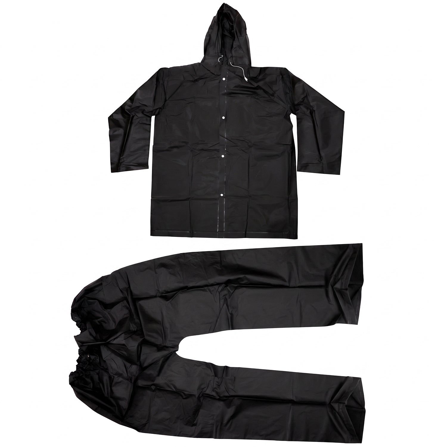 Durable EVA rainwear with hood for cycling and commuting