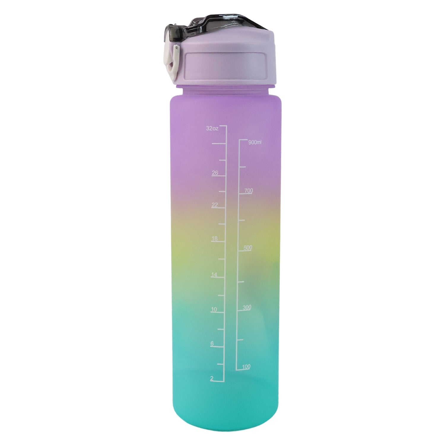 Motivational Water Bottle showing motivational text