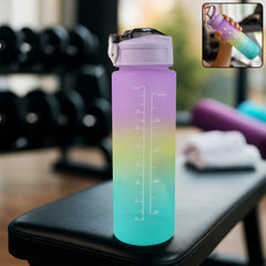 Motivational Water Bottle front view