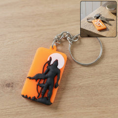 Religious Lord Ram Design Keychain with Premium Textured Finish (1 Pc)