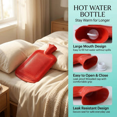 Hot water bag used to warm the bed in winter