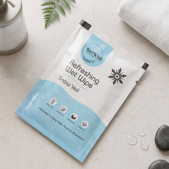 Snow veil wipe sheet pulled out