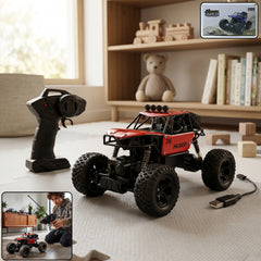 Rock Crawler Monster RC Truck All Terrain Stunt Racing Car Rechargeable Indoor Outdoor Toy Car