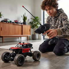 Rock Crawler Monster RC Truck All Terrain Stunt Racing Car Rechargeable Indoor Outdoor Toy Car