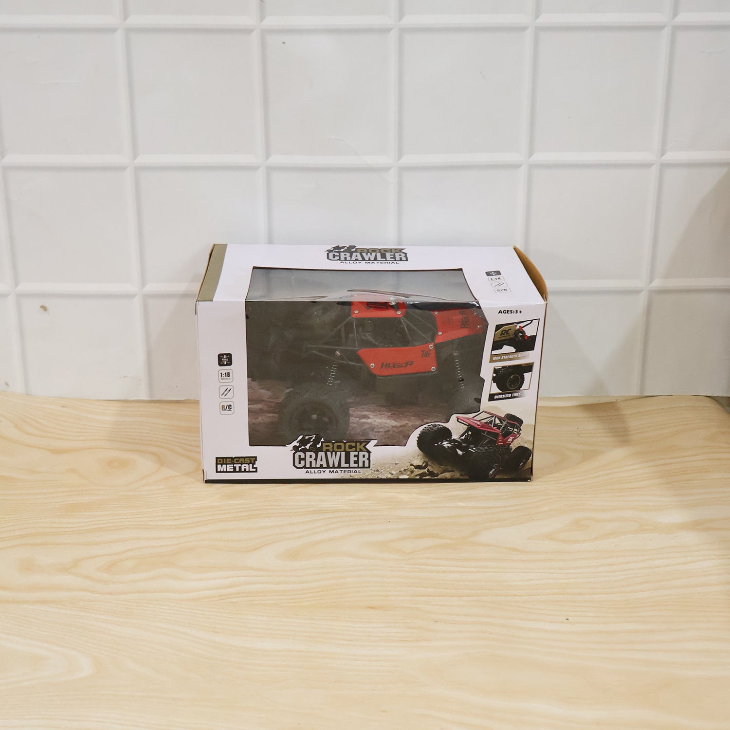 Rock Crawler Monster RC Truck All Terrain Stunt Racing Car Rechargeable Indoor Outdoor Toy Car