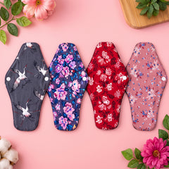 Reusable Cloth Sanitary Pads for Women (4 Pc)