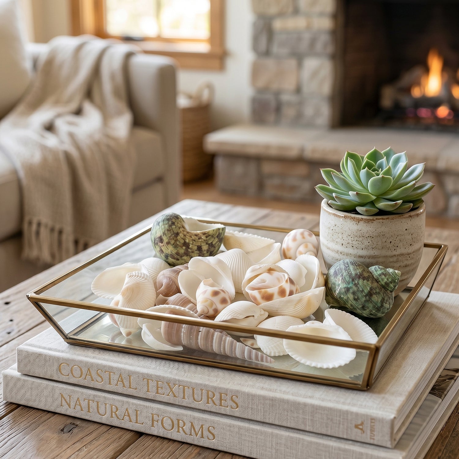 Natural Decorative Sea Shells Set (1 Set)