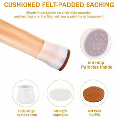 Premium Silicone Furniture Feet Pads (4 Pc Set / Mix Color)