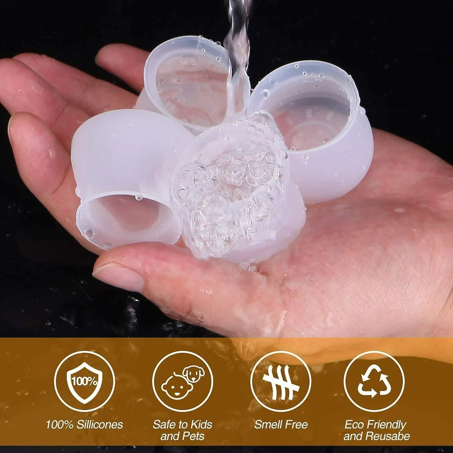 Premium Silicone Furniture Feet Pads (4 Pc Set / Mix Color)