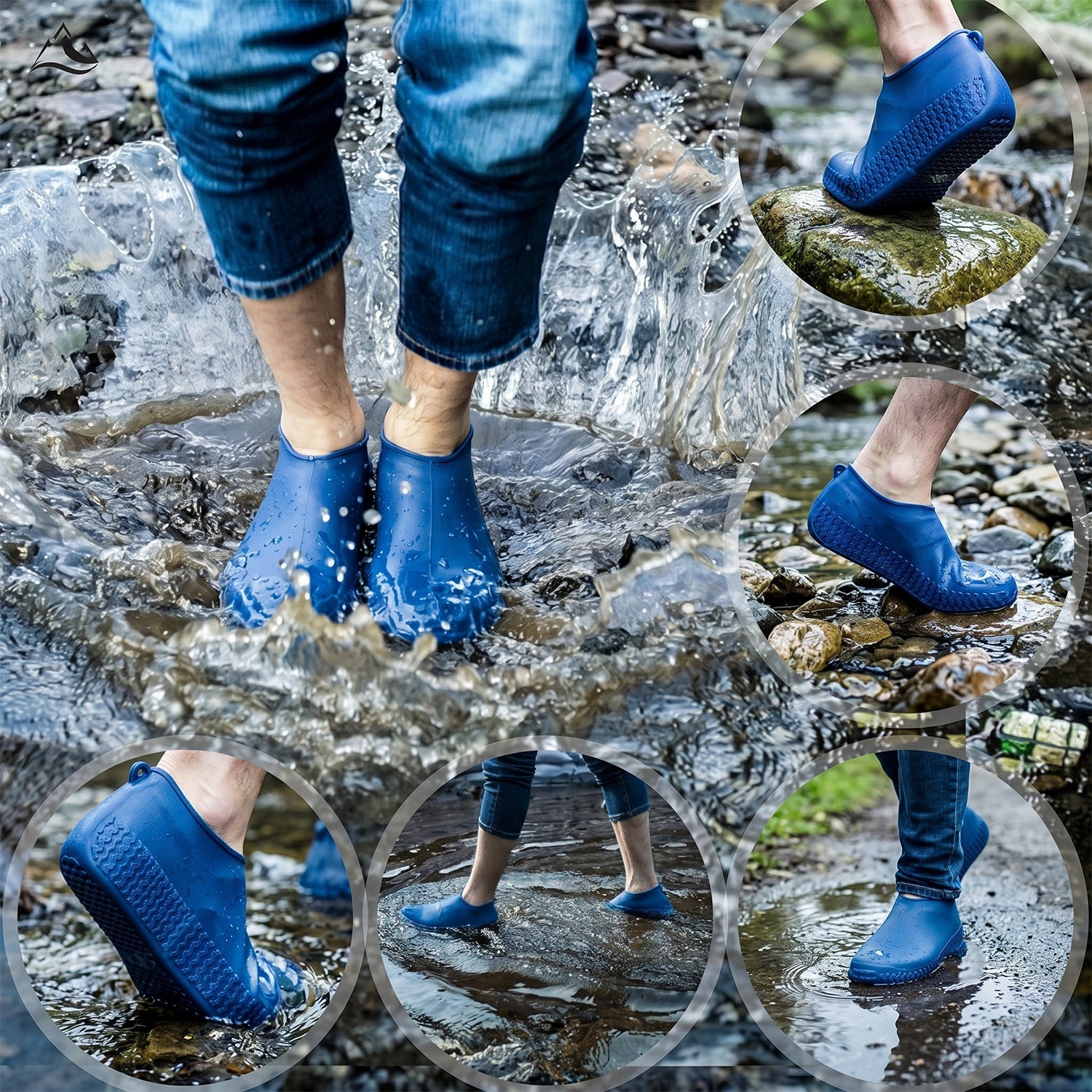 Waterproof shoe cover rain use