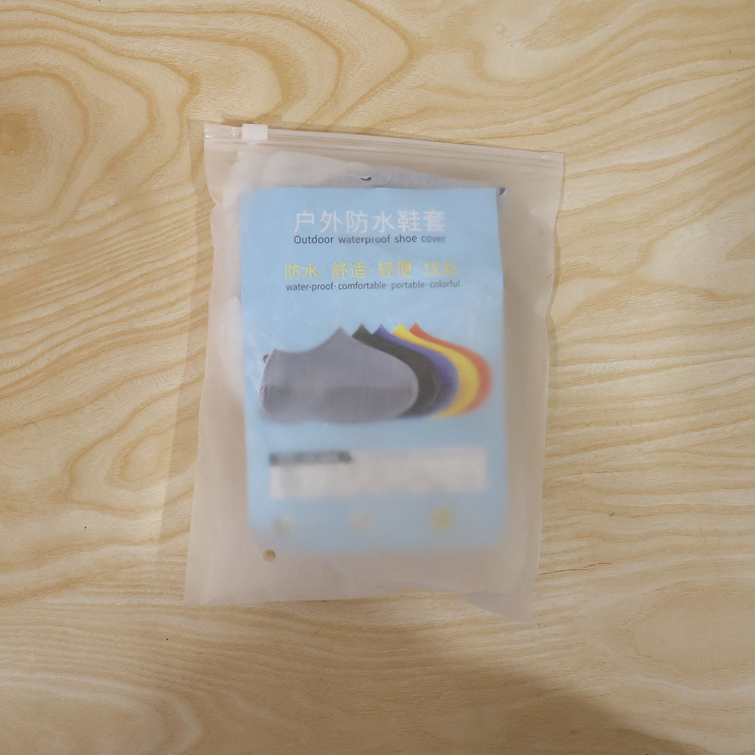 Blue rain shoe cover daily use