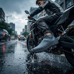 Rain shoe cover sole detail