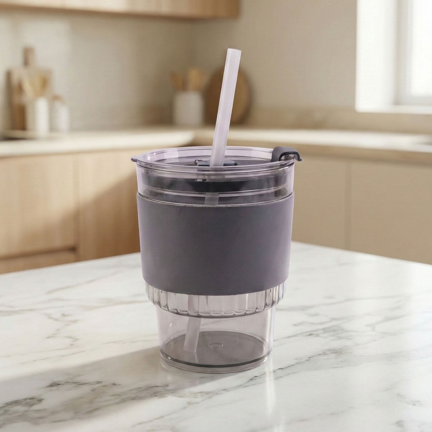 Monaco transparent tumbler side view