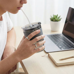 Monaco tumbler filled with beverage