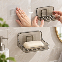 Soap holder drain detail