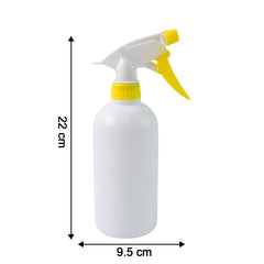 Top view of floral printed spray bottle