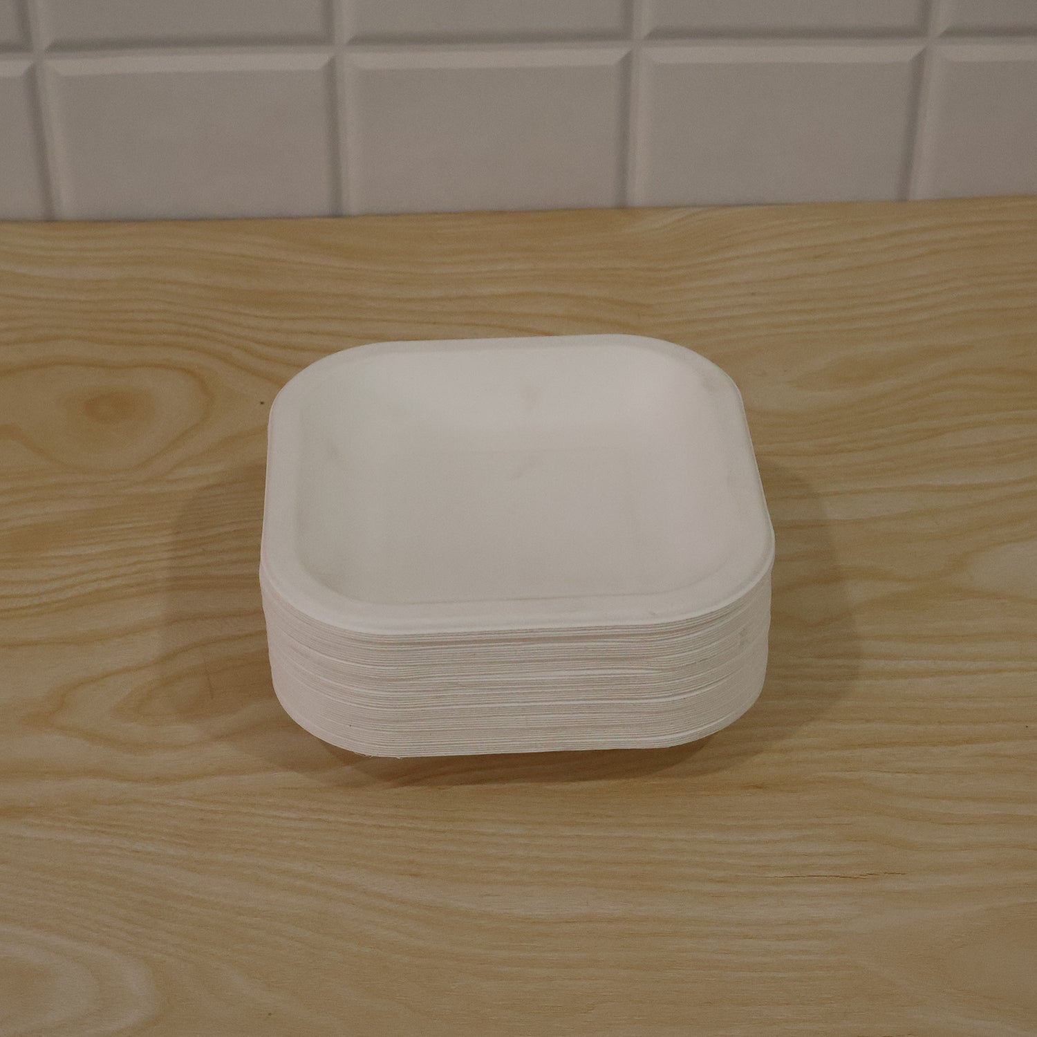Disposable Food Tray Set – Square, 50 Pieces for Easy Serving