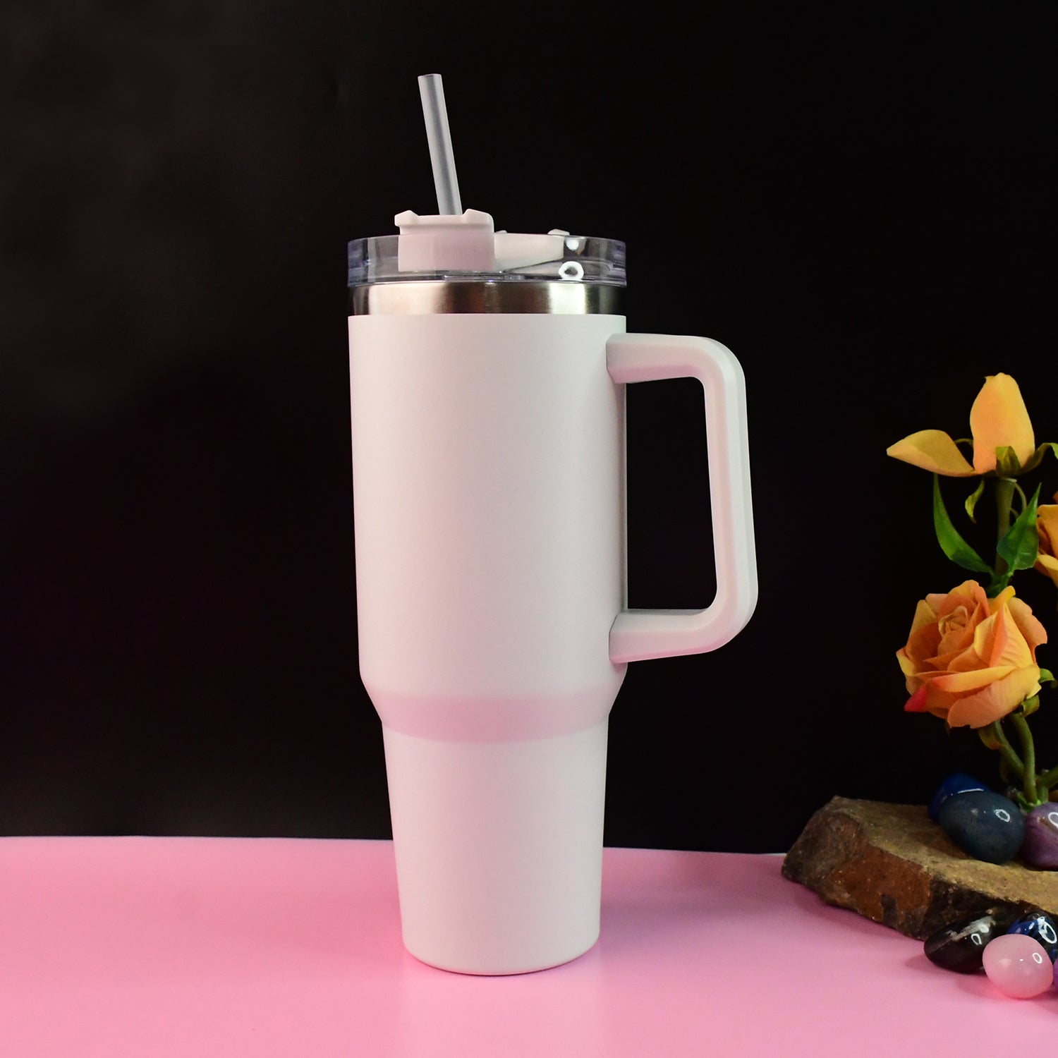 Premium Stainless Steel Vacuum Insulated Travel Mug  (890ML / 1 Pc)