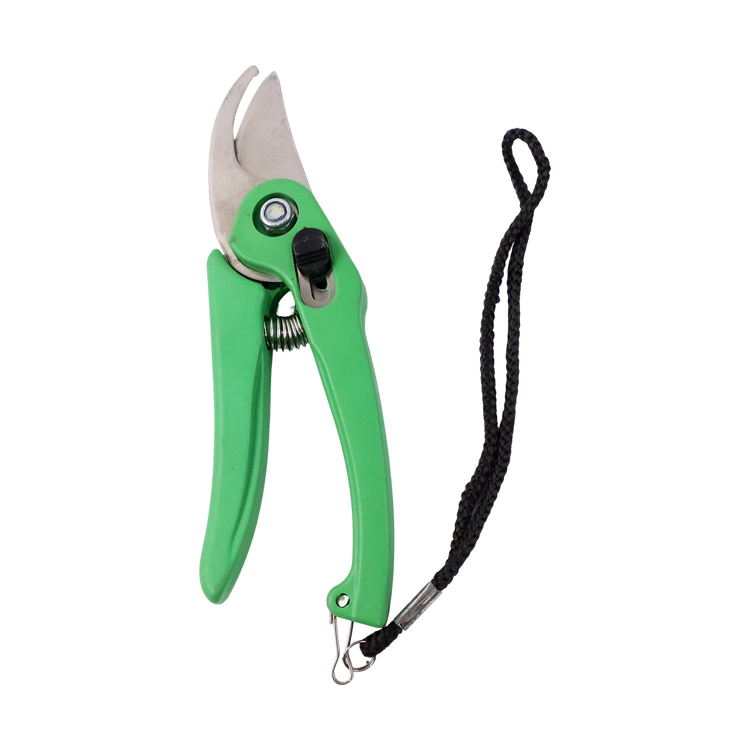 Garden scissors with plastic holster for storage
