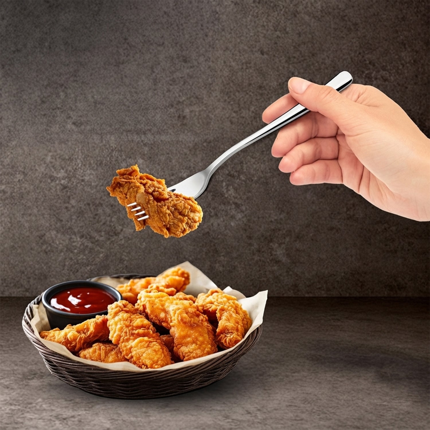 Long handles giving a balanced grip