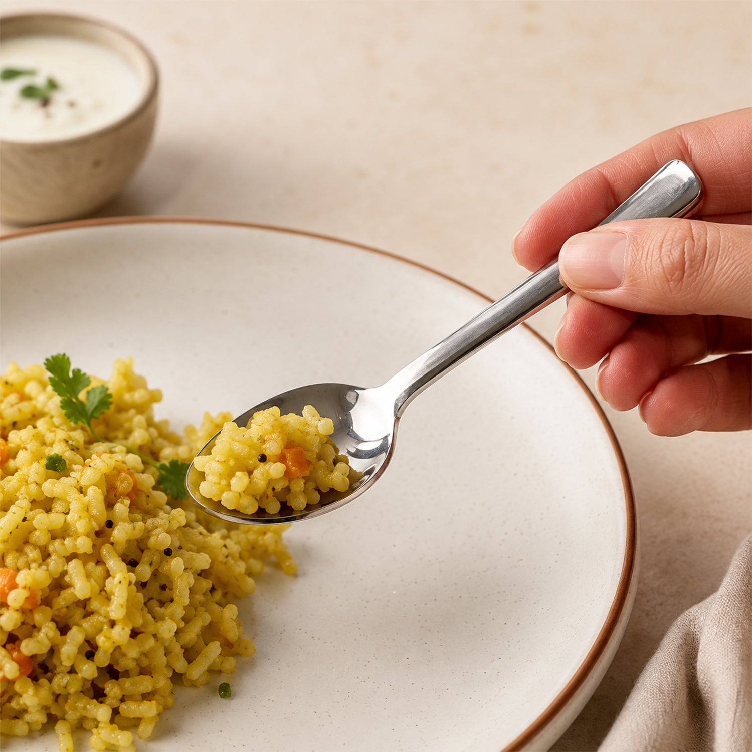 Slim handles easy for parents to hold