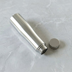 Portable stainless steel water bottle