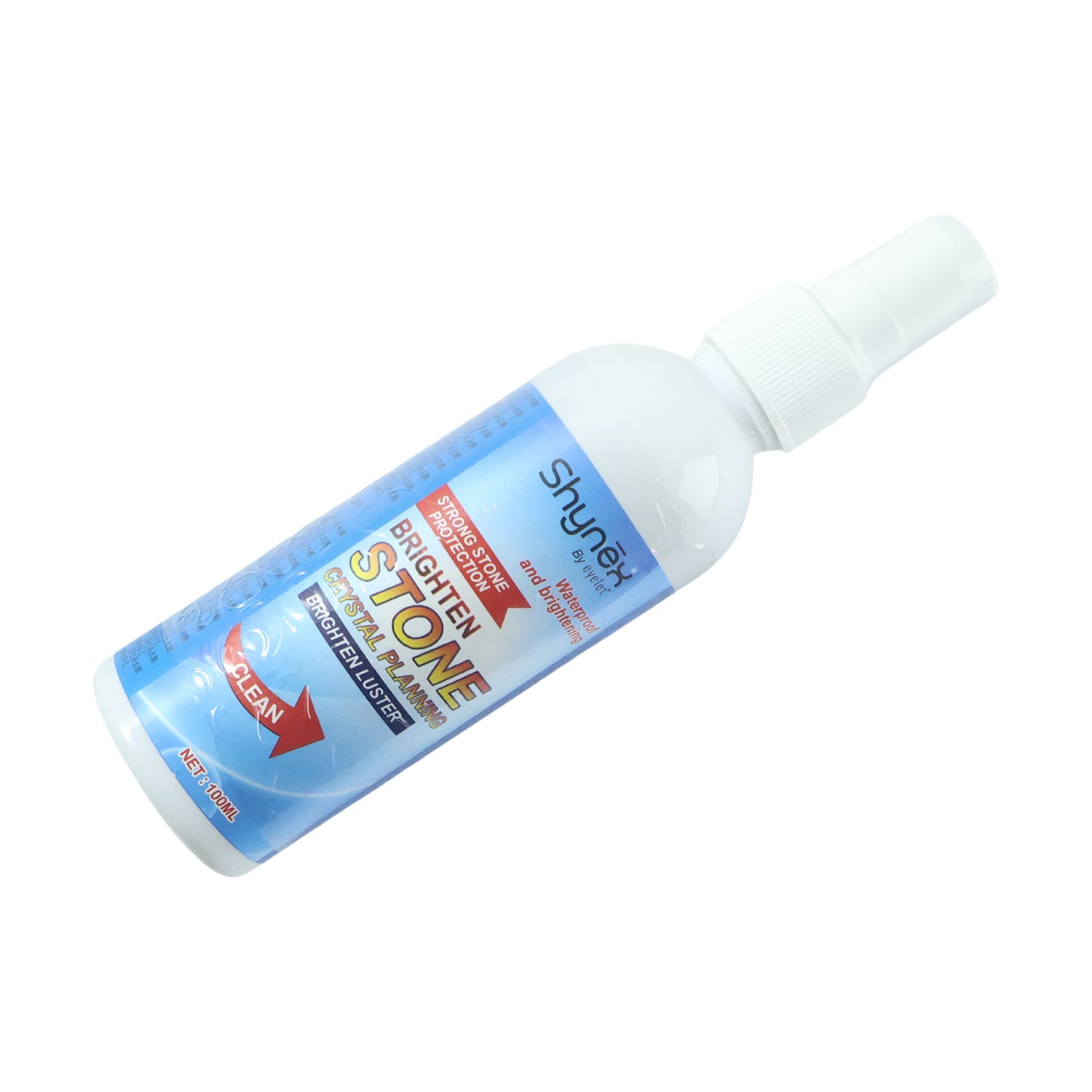 Natural stone countertop polished with crystal plating cleaner