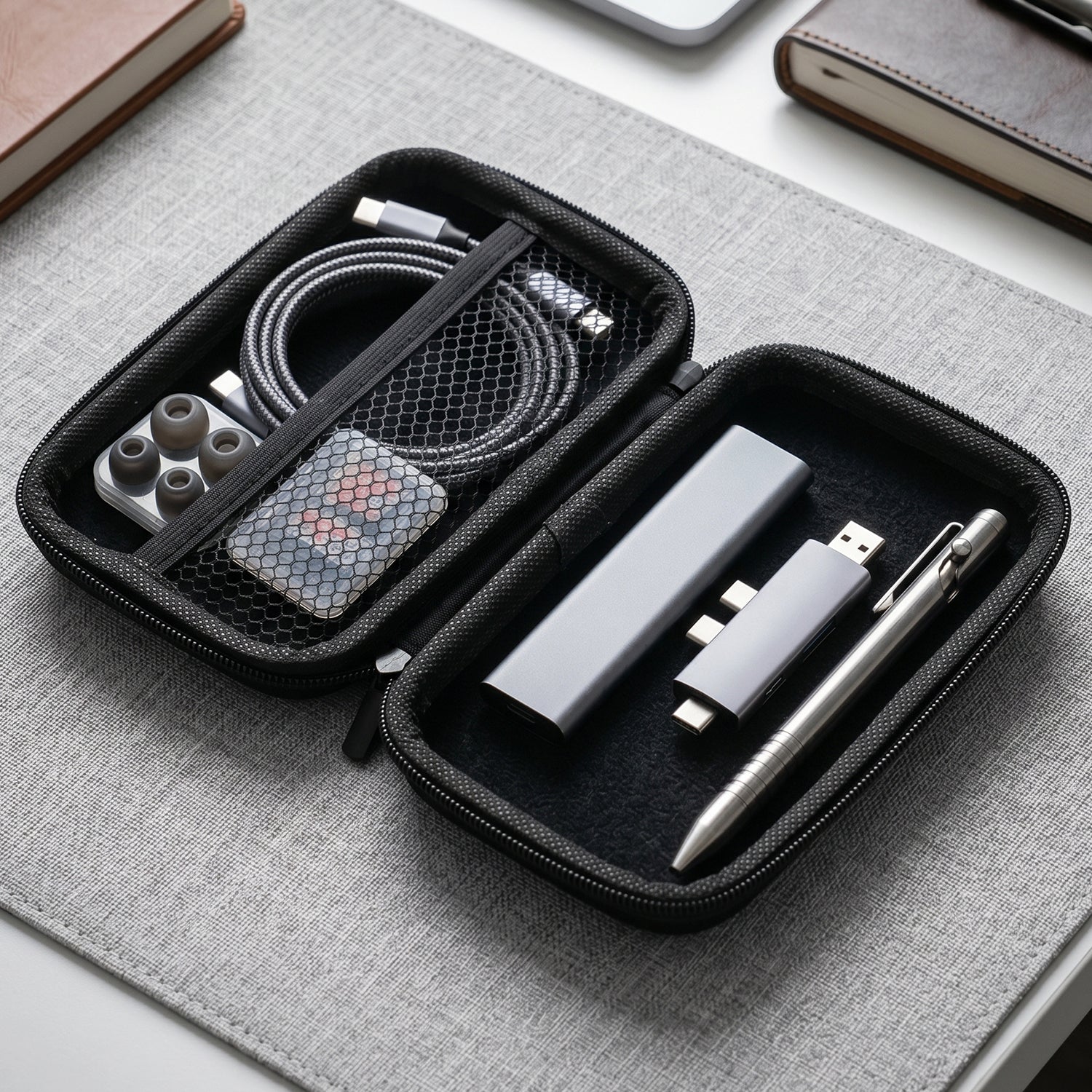 durable electronics zipper case