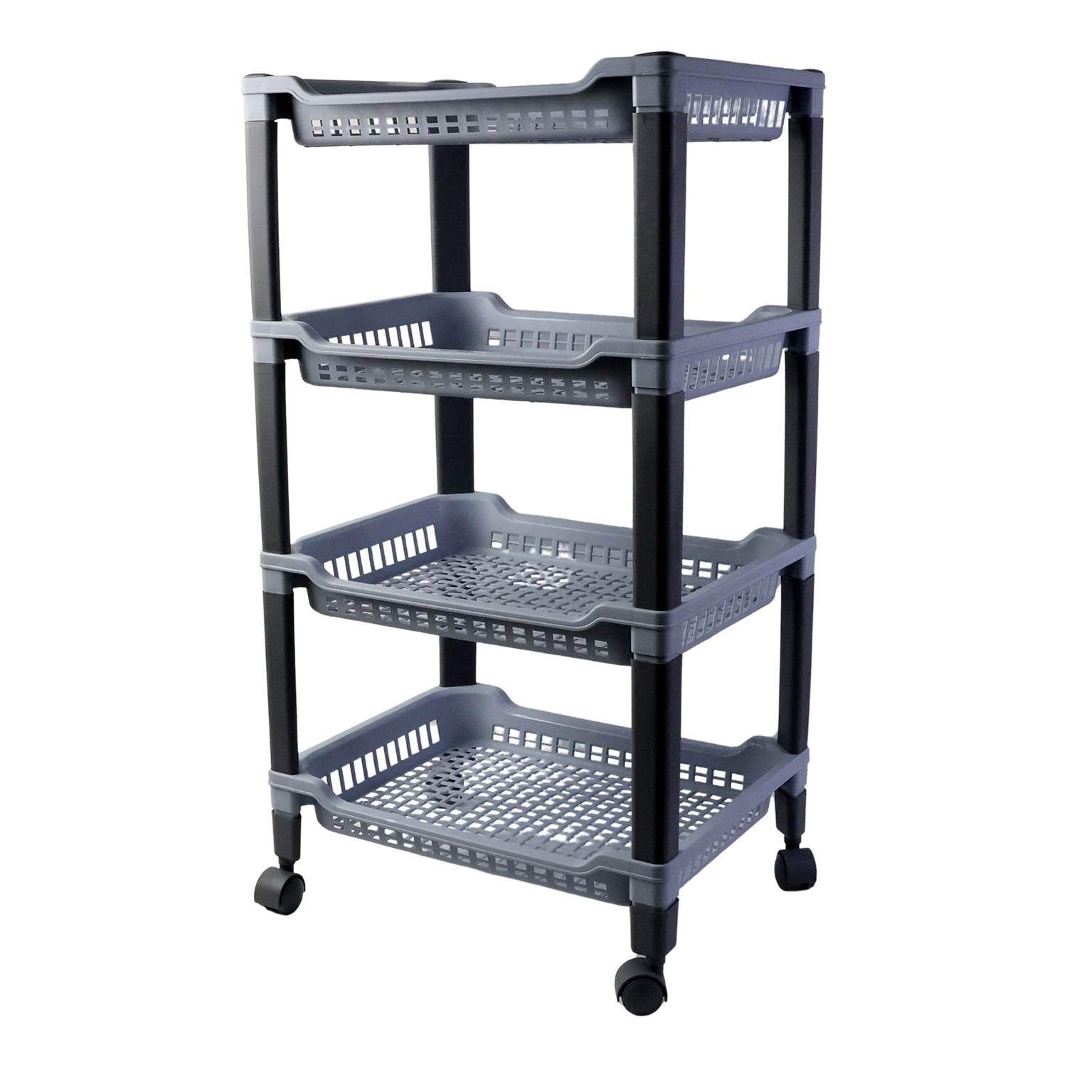 Apex 4-Layer Big Multipurpose Plastic Storage Rack
