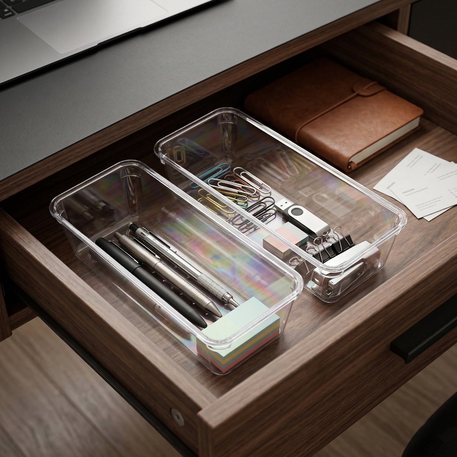Multipurpose 8 In 1 Drawer Organizer Storage Tray Set (1 Set)