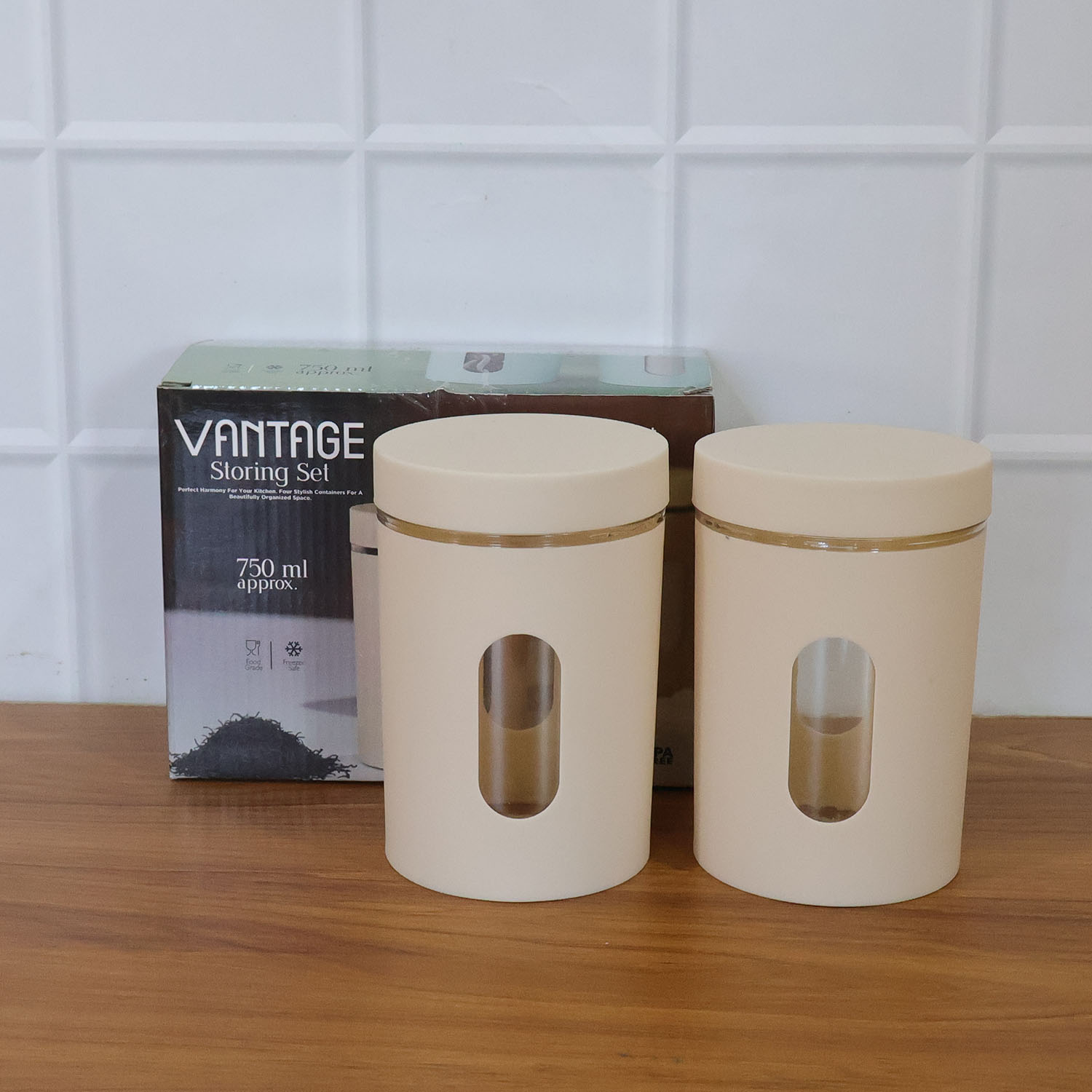 Premium Kitchen Storage Container Set (2 Pc Set, 750 ML Approx)