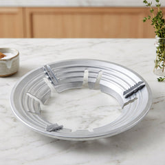 Gas Stove Burner Stand, Stainless Steel Wok Support Ring and Trivet (1 Pc)