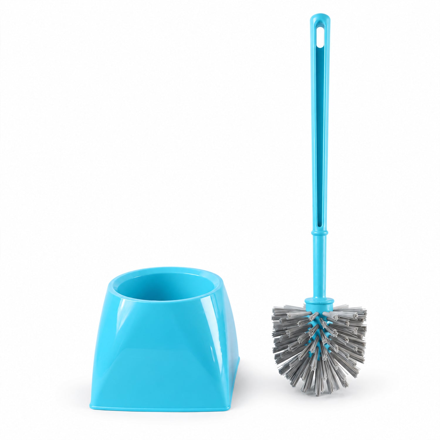 Toilet Cleaning Brush with Potted Holder â€“ Easy & Hygienic