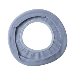 Toilet seat with soft seat cover installed
