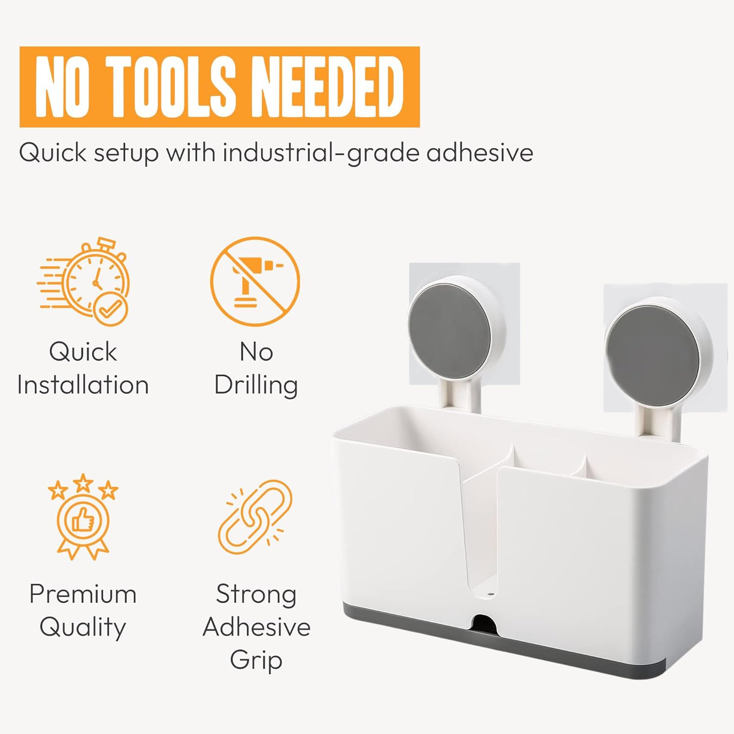 Storage container for bathroom oral care items