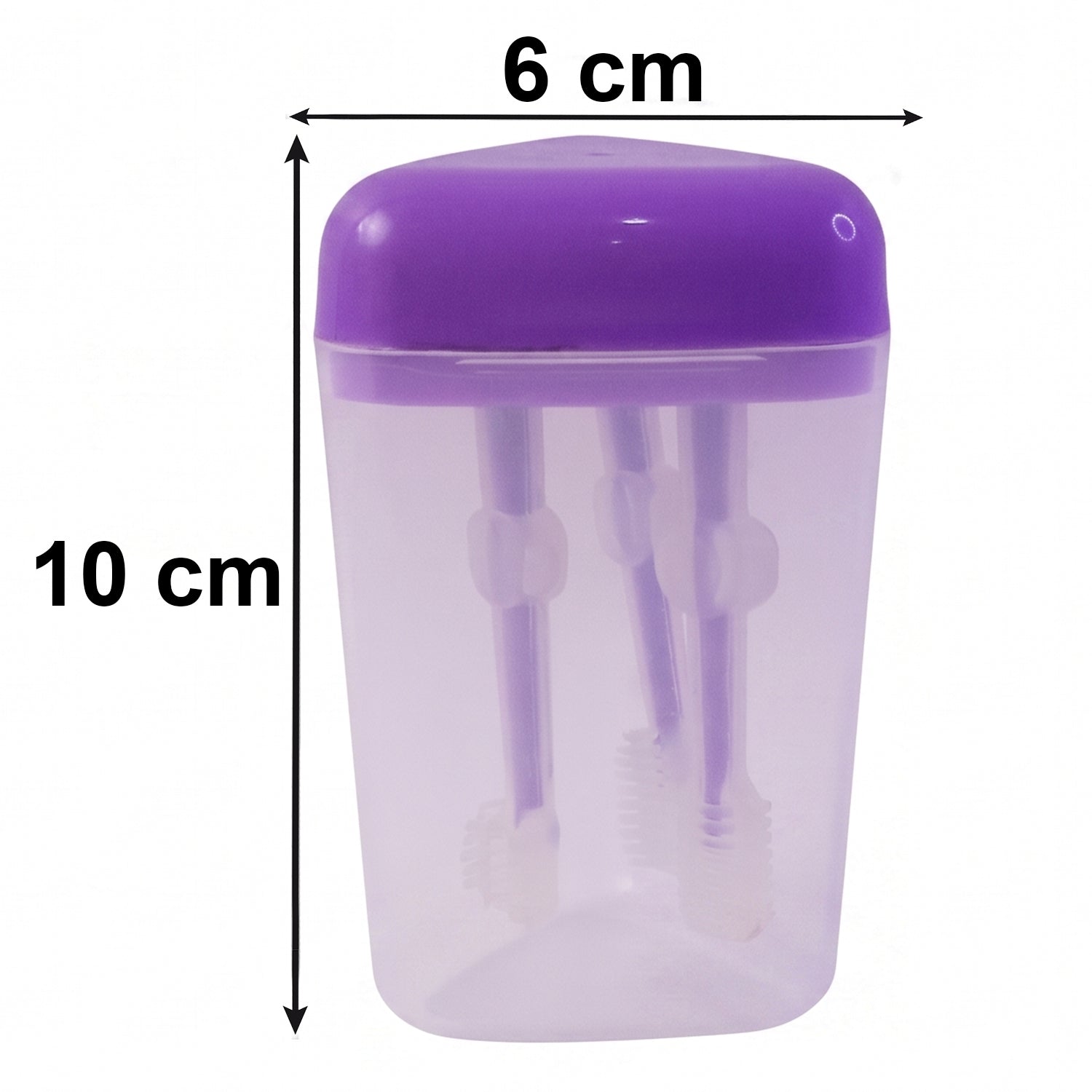 Kids toothbrush set with gentle silicone bristles and ergonomic handles for small hands