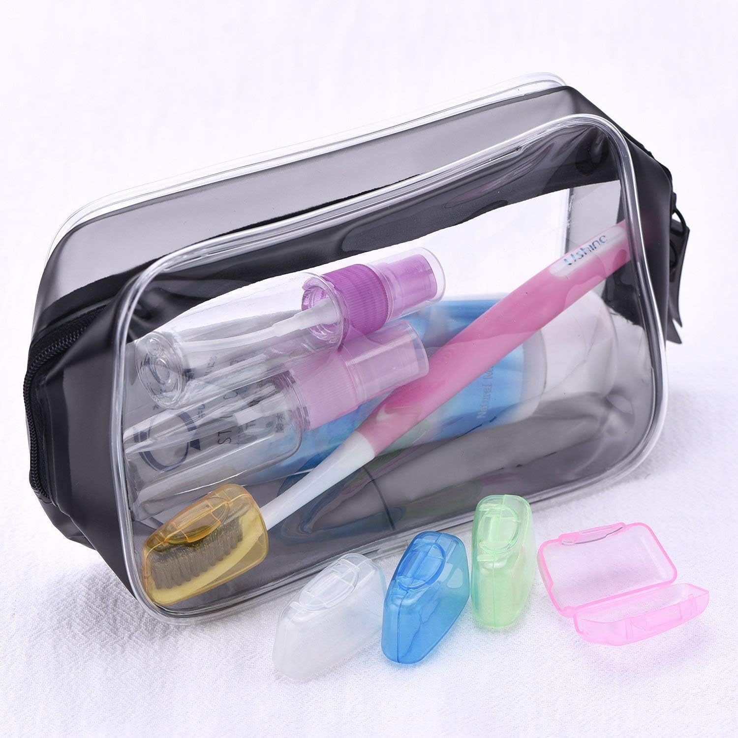 Toothbrush Head Cover Caps, Anti Dust Travel Brush Protector (5 Pcs)