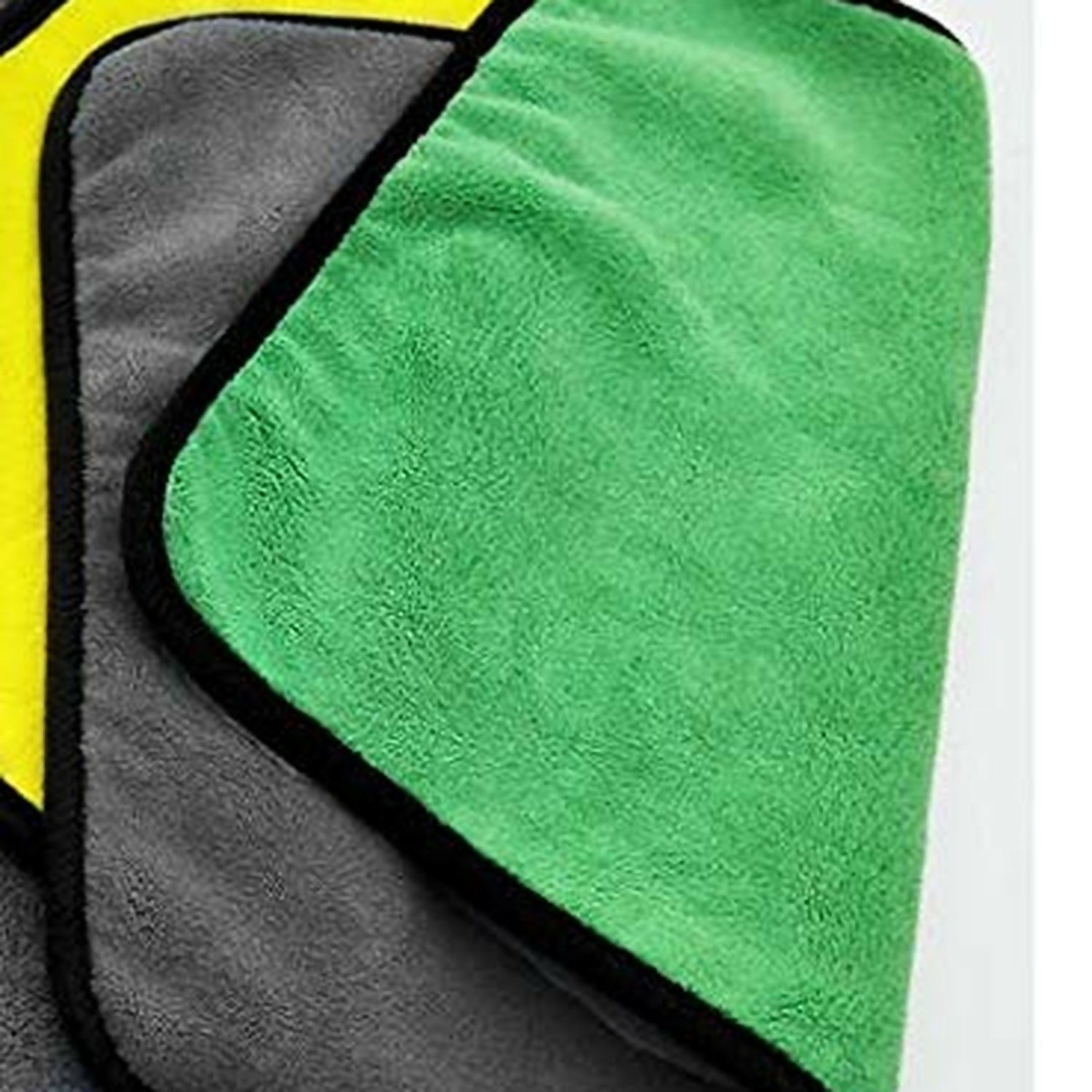 DeoDap Premium Microfiber Cleaning Cloth Towel - folded cloth image