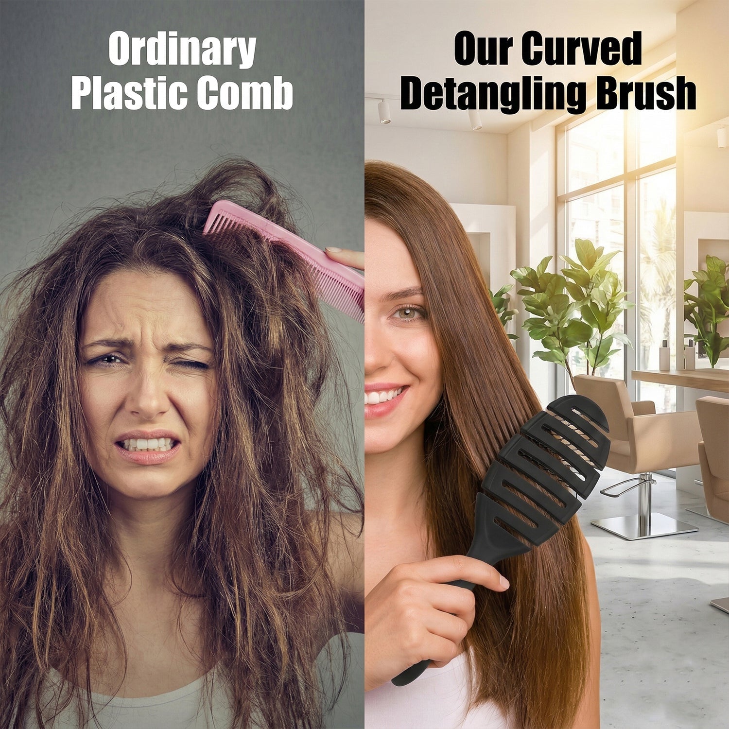 Premium Detangling  Hair Styling Hair Brush / Hair Comb with Flexible Vent Design