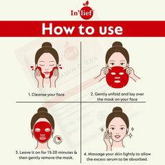 In’lief Vitamin C 0.5% Hydrating & Brightening Facial Sheet Mask (1 Pc)